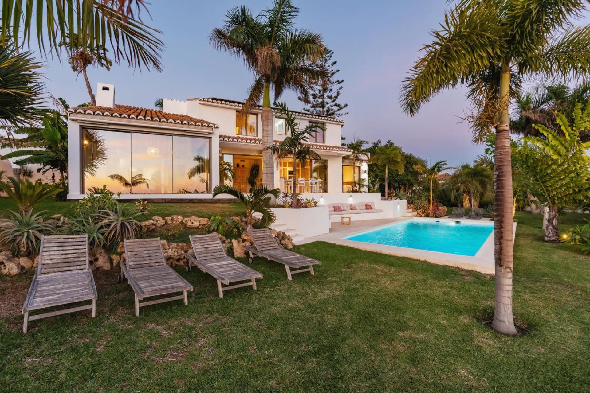 Bed & Breakfast In Villa Eden Palm Беналмадена Екстериор снимка