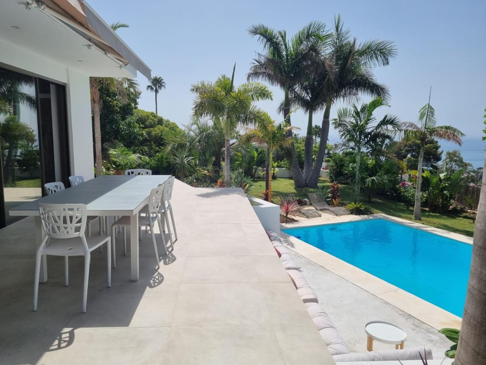 Bed & Breakfast In Villa Eden Palm Беналмадена Екстериор снимка
